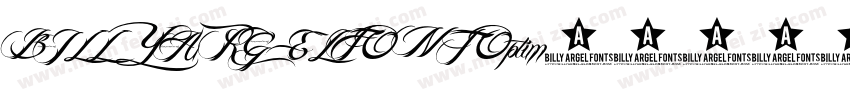 BILLYARGELFONT Optim字体转换